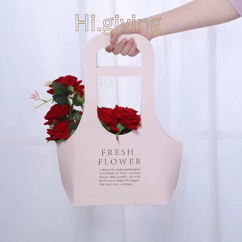 กระเป๋าใส่ดอกไม้ กระเป๋าหูหิ้วได้ จัดดอกไม้ หลากสี พร้อมส่ง ราคา ถูกที่สุด ดีลบีเคเค แกลเลอรีภาพที่ 6
