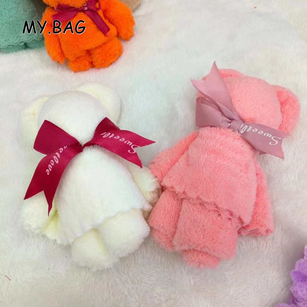 🧸🧸BAG🧸🧸 ผ้าเช็ดหน้า อเนกประสงค์ ถุงใส ตุ๊กตา ผ้าพับ ของชำร่วย งานแต่ง (แถมถุงใส 15*20) ทุกตัว