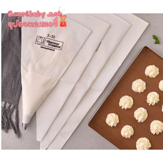🍰BY🍰ถุงบีบผ้าฝ้าย แบบหนา ล้างแล้วใช้ซ่ำได้ ใช้ตกแต่งเค้ก คุกกี้ อุปกรณ์อบเค้กแบบ DIY