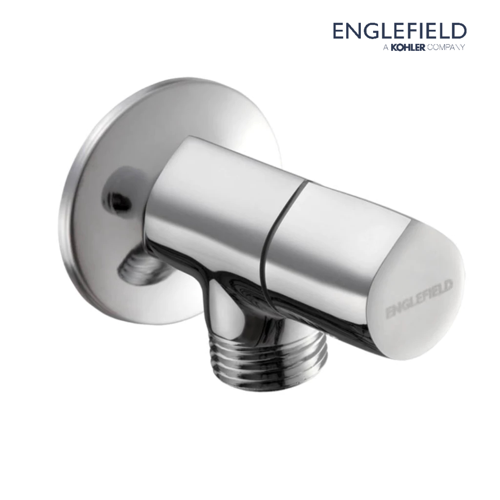 ENGLEFIELD Aqua stop valve G1/2" วาล์วเปิด-ปิดน้ำ รุ่นอะควา G1/2" แบบเข้า 1 ออก 1 K-45529X-CP