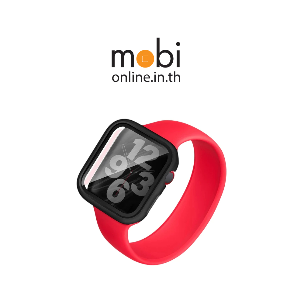 SKINARMA CASING CASE FOR APPLE WATCH 45MM (SERIES7/8) GADO SHIELD-BLACK - SK-AW8GADO-BLK45