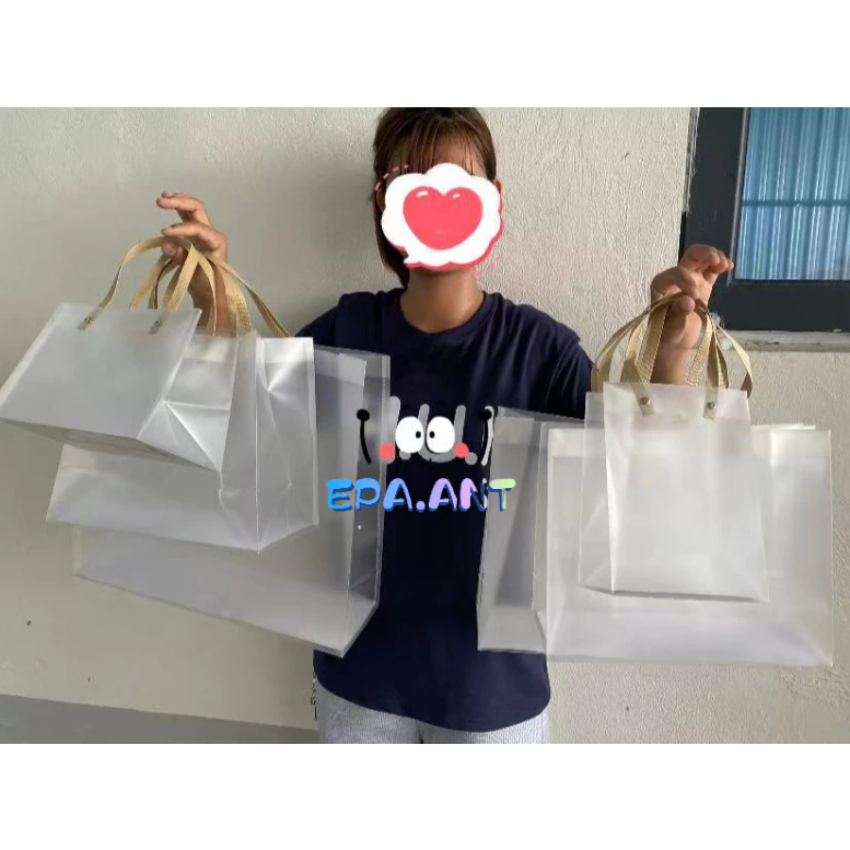 ถุงppหูน้ำตาล หูหิ้ว มีตำหนิ (ขายถูกที่สุด) ขอลูกค้ารับได้นะคะ