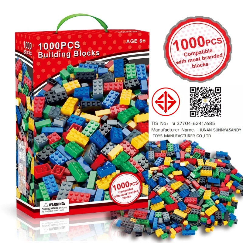 1000ชิ้น ของเล่นตัวต่อบล็อคตัวต่อ พัฒนาความคิดของเด็ก