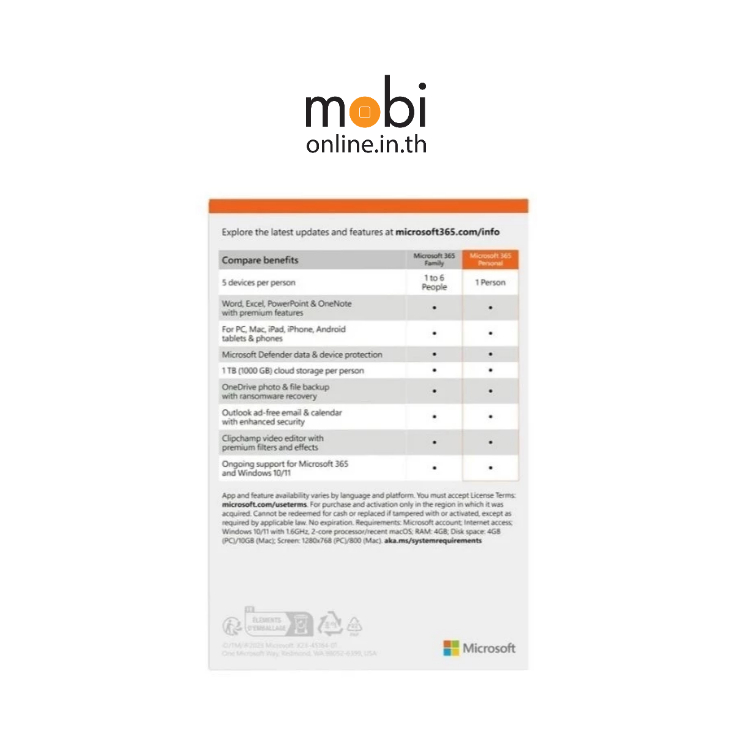 Microsoft Office MS FPP M365 Personal (QQ2-01896)
