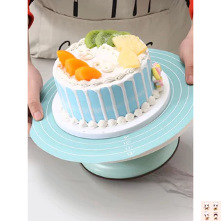 แผ่นซิลิโคนรองเค้ก วงกลม30cm.