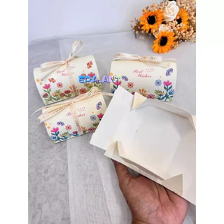 🍭EPA🍭กล่องทรงยาว ลายดอกเดซี่ ใส่ช็อคโกแลต ลุกอม ของขวัญ