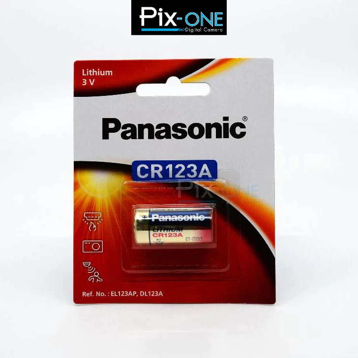 Panasonic CR123A ถ่าน Lithium 3V