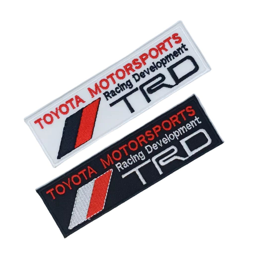 อาร์มปัก TOYOTA MOTORSPORTS ตัวรีดติดเสื้อ อาร์มปักโตโยต้า Racing อาร์มรีดติดเสื้อ อาร์มโลโก้รถยนต์
