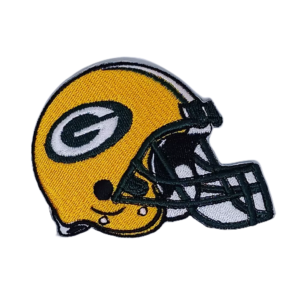 Green Bay Packers Helmet กรีนเบย์ แพกเกอส์ อาร์มปัก NFL ตัวรีดติดเสื้อ อาร์มรีดติดเสื้อกีฬา อาร์มแฟชั่น