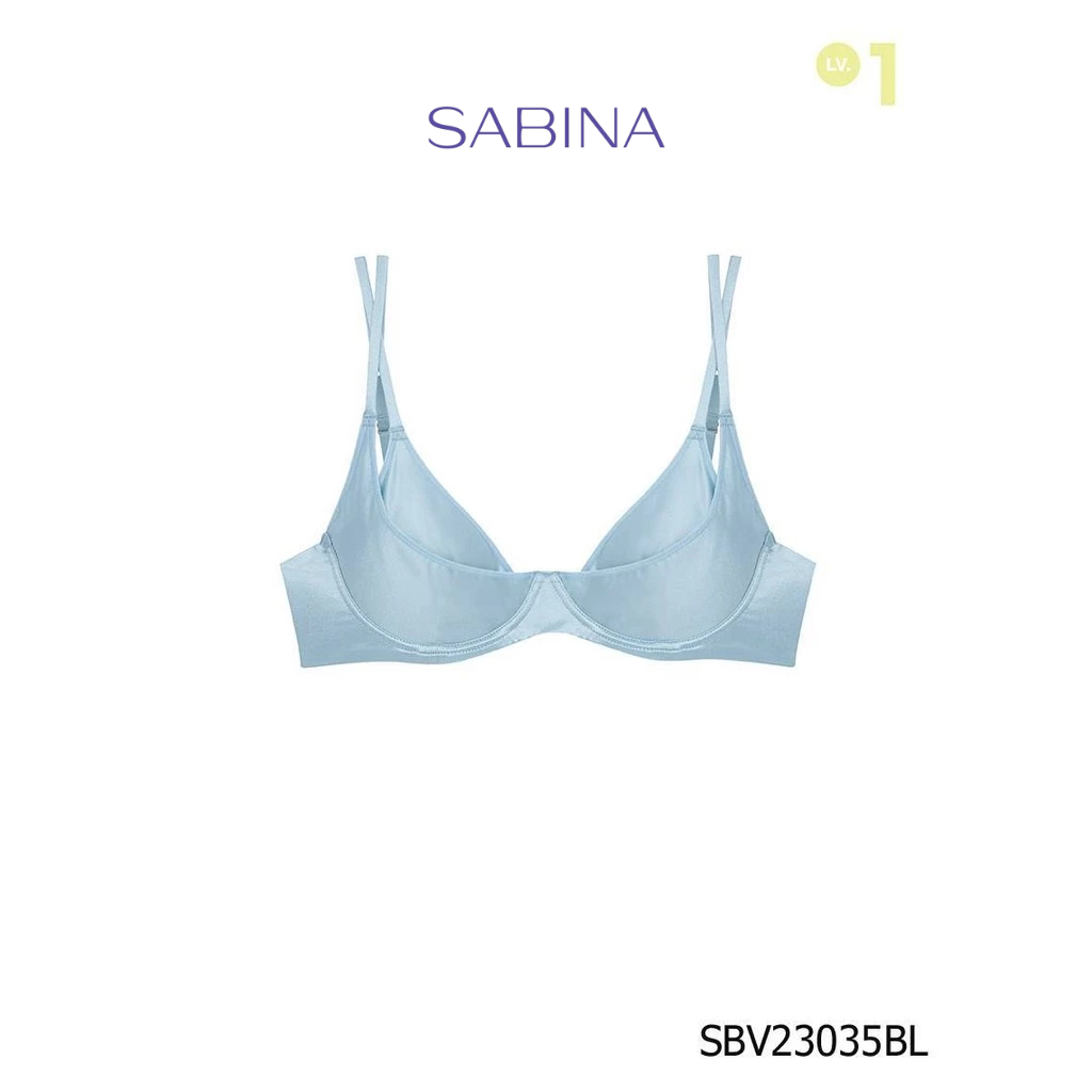 SABINA | Mad Moiselle Resort 24 เสื้อชั้นในมีโครง Mia รหัส SBV23035BL สีฟ้า