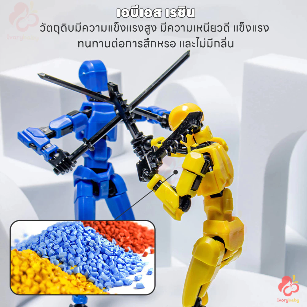 IVORYBABY โมเดลฟิกเกอร์ Dummy 3D Lucky 13 ขยับข้อต่อได้ thumbnail 8