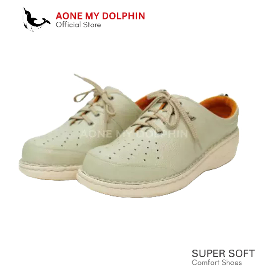 [ลิขสิทธิ์แท้] Aone My Dolphin - D02 พื้นEXTRA ครึ่งส้น รองเท้าเพื่อสุขภาพแบบสวมช่วยบรรเทาภาวะรองช้ำ