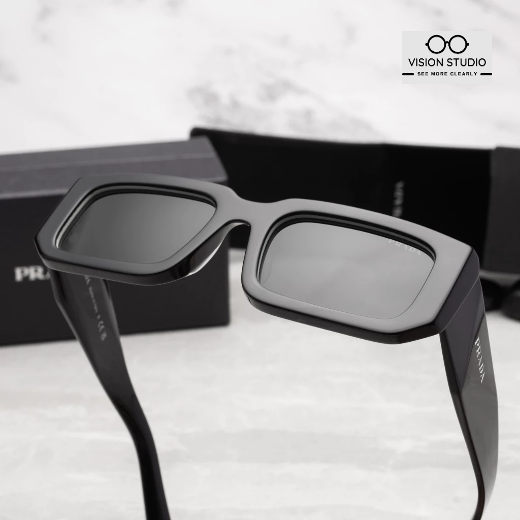 แว่นกันแดด PRADA PR06YSF 09Q5S0 Black / White ของแท้ประกันศูนย์ไทย
