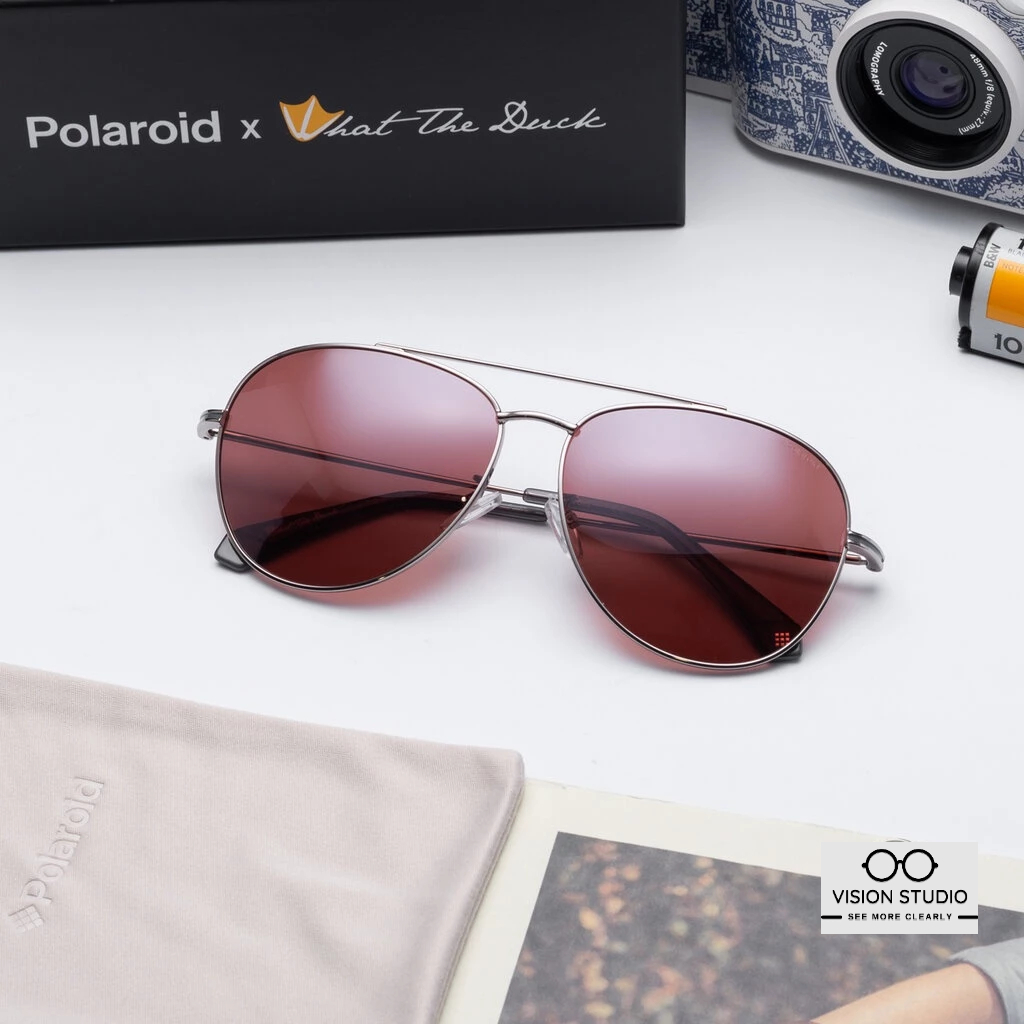 แว่นกันแดด Polaroid x What The Duck PLD2083/G/S 6LBXN Palladium Grey