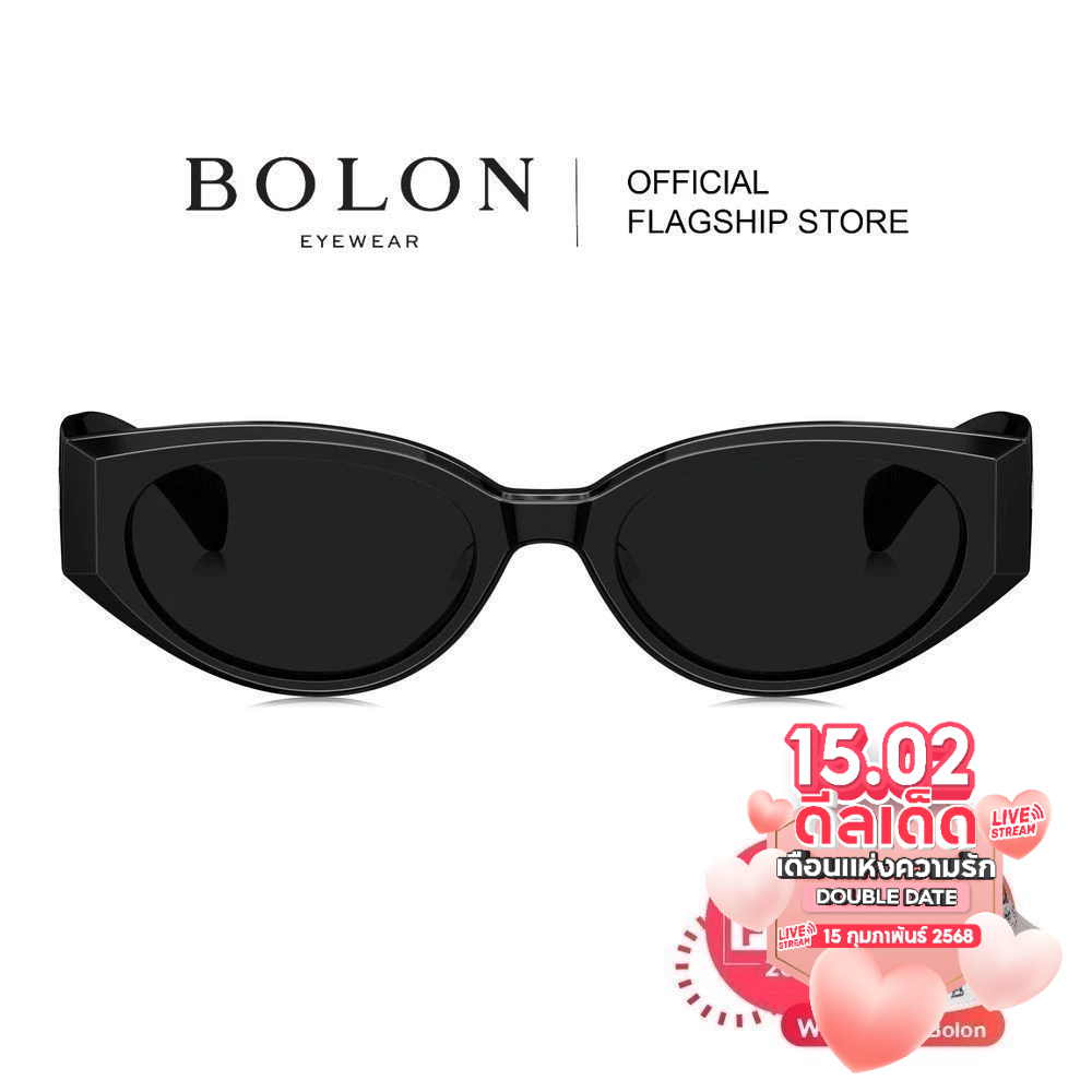 Bolon BX3000 กรอบแว่นแบรนด์เนม โบลอน แว่นกันแดด แว่นแฟชั่น ทรงวินเทจ ออโต้เปลี่ยนสี เลนส์โพลาไรซ์ ป้องกันยูวี