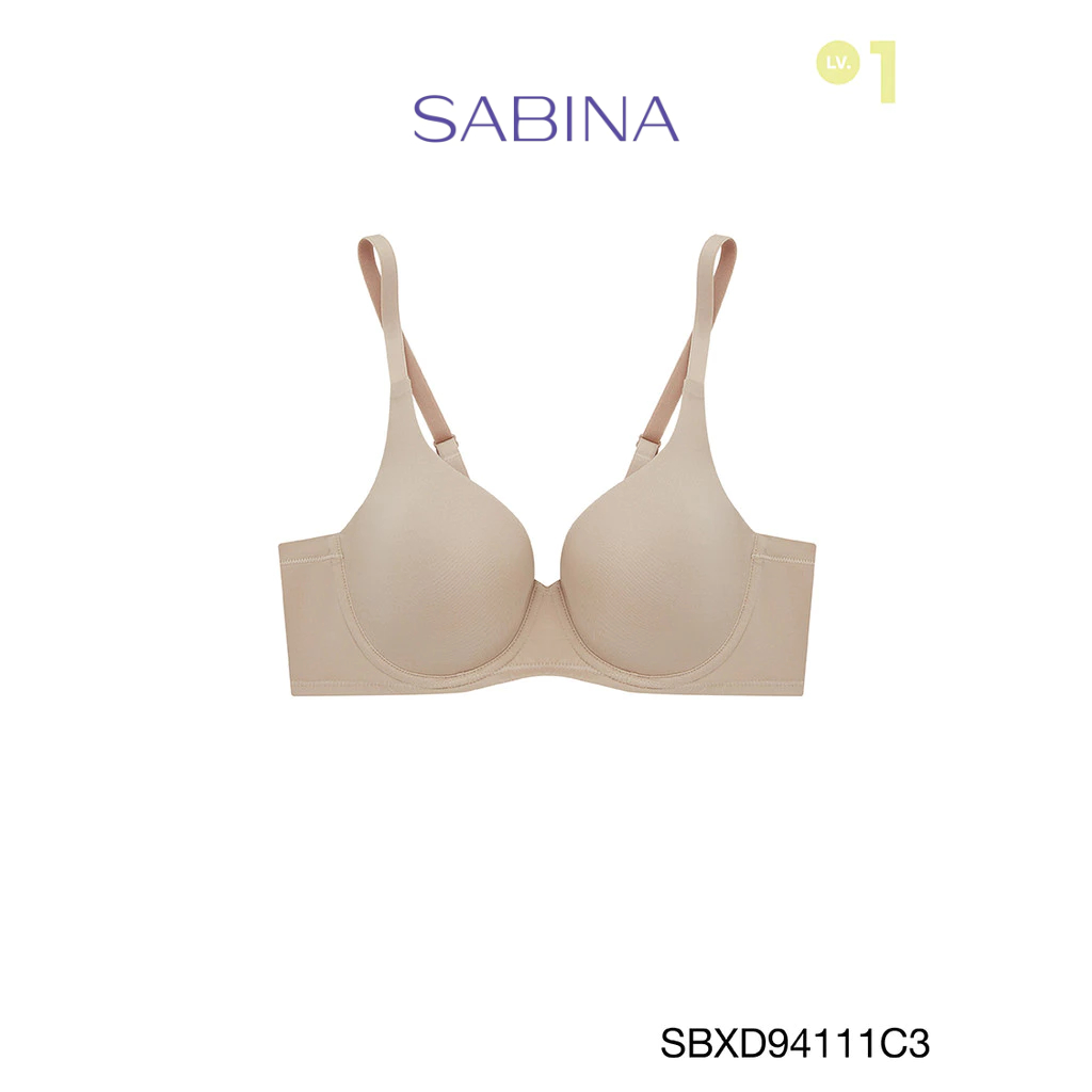 [Online Exclusive]  Sabina Perfect Bra Level 1 เสื้อชั้นใน  มีโครง รหัส SBXD94111C3 - สีเนื้อเข้ม