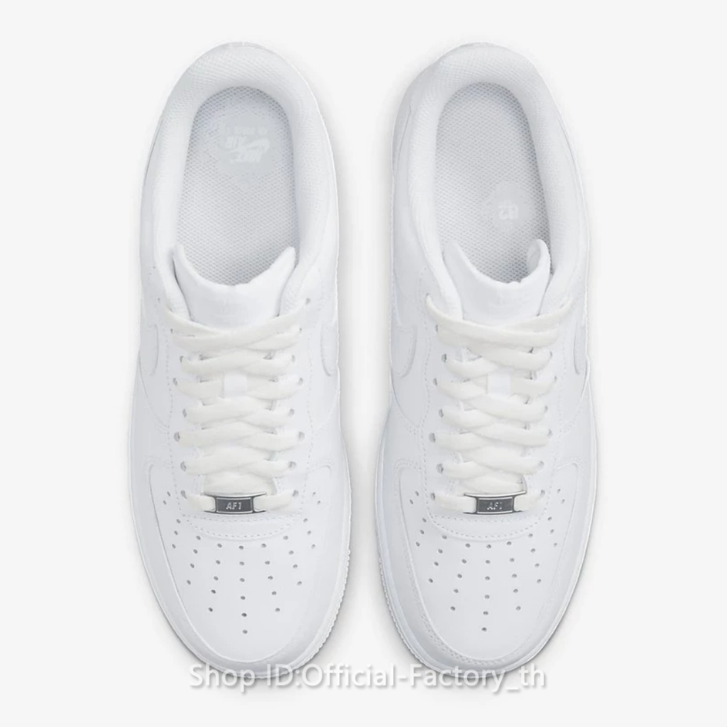 สินค้าของแท้อย่างเป็นทางการ💞 รองเท้าผ้าใบสีขาวไนกี้ AIRFORCE LOW 1'07 ลดเพิ่ม 59% จัดส่งให้ฟรี  🌝 สนับสนุนการตรวจสอบ