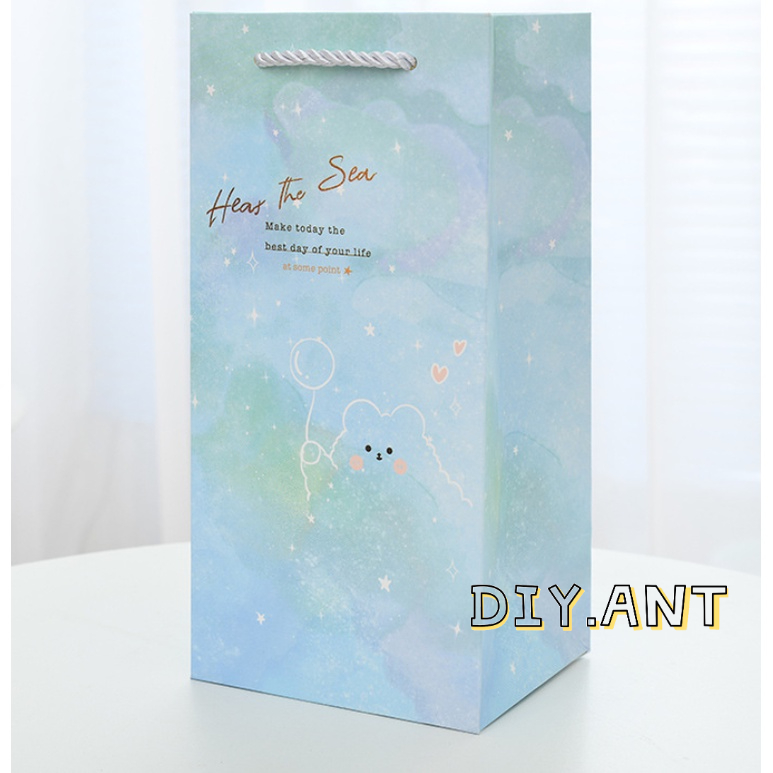 💐DIY💐 ถุงของขวัญ ถุงกระดาษน่ารัก ใส่ของรับไหว้ ทรงตั้ง