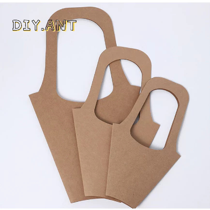 DIY  ถุง ถุงกระดาษ สำหรับใส่ดอกไม้ วันวาเลนไทน์ ราคา ถูกที่สุด ดีลบีเคเค แกลเลอรีภาพที่ 6