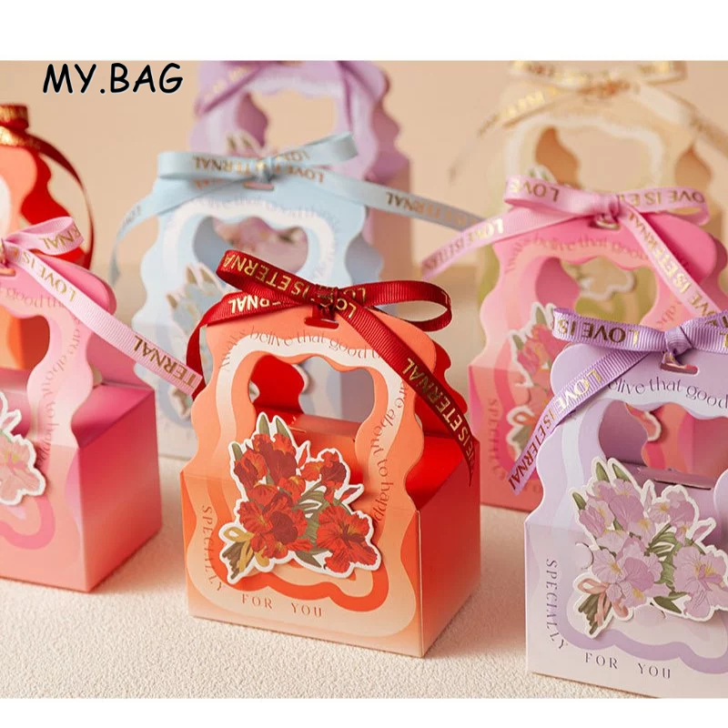 🌷🌷BAG🌷🌷 กล่องของขวัญ ของชำร่วย ใส่เครื่องประดับ ขนาด 10*6.3*13 ซม.