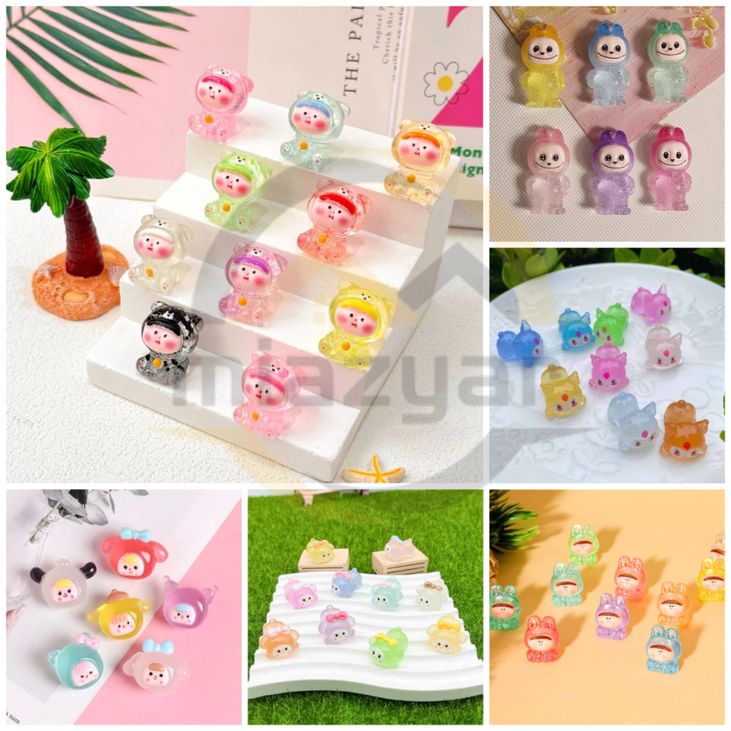 😍COD😍สุ่ม 1 ชิ้นเดสก์ท็อปน่ารักการ์ตูนเครื่องประดับตกแต่งอุปกรณ์เรซิน ตุ๊กตาสุ่มเรซินตุ๊กตาสุ่มตุ๊กตาเรซิน DIY เรซิน3D