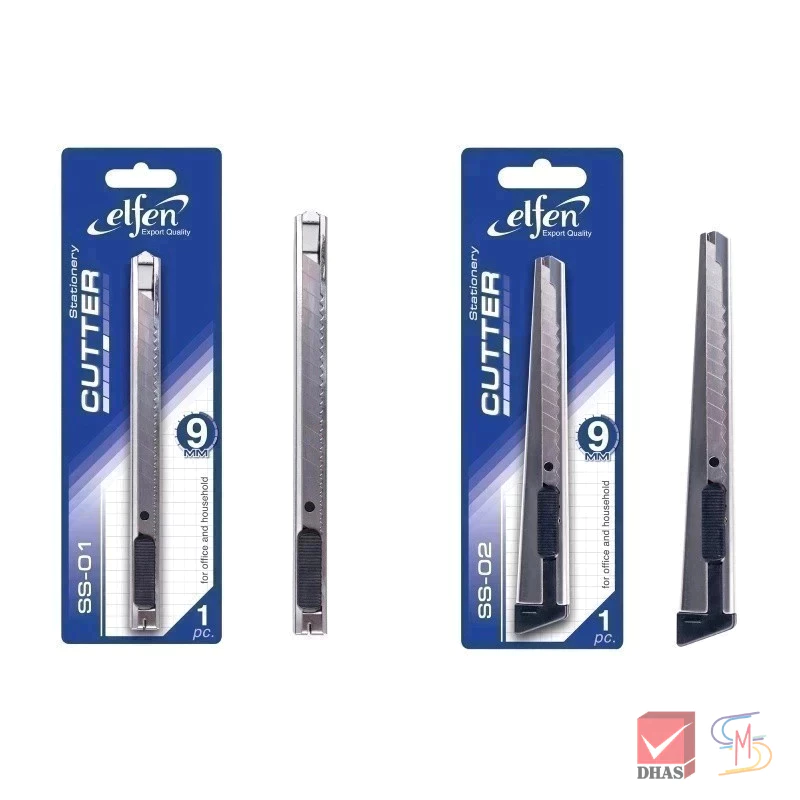 Elfen เอลเฟ่น คัตเตอร์ มีดคัตเตอร์ 45 องศา 9 มม. รุ่น SS จำนวน 1 อัน