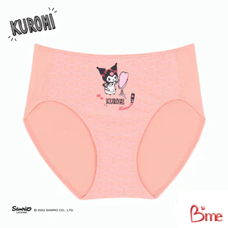 B'me กางเกงในเอวกลาง Kuromi 1 รุ่น ME7097 สีนู้ด สีเทาเข้ม สีฟ้า สีโอลด์โรส