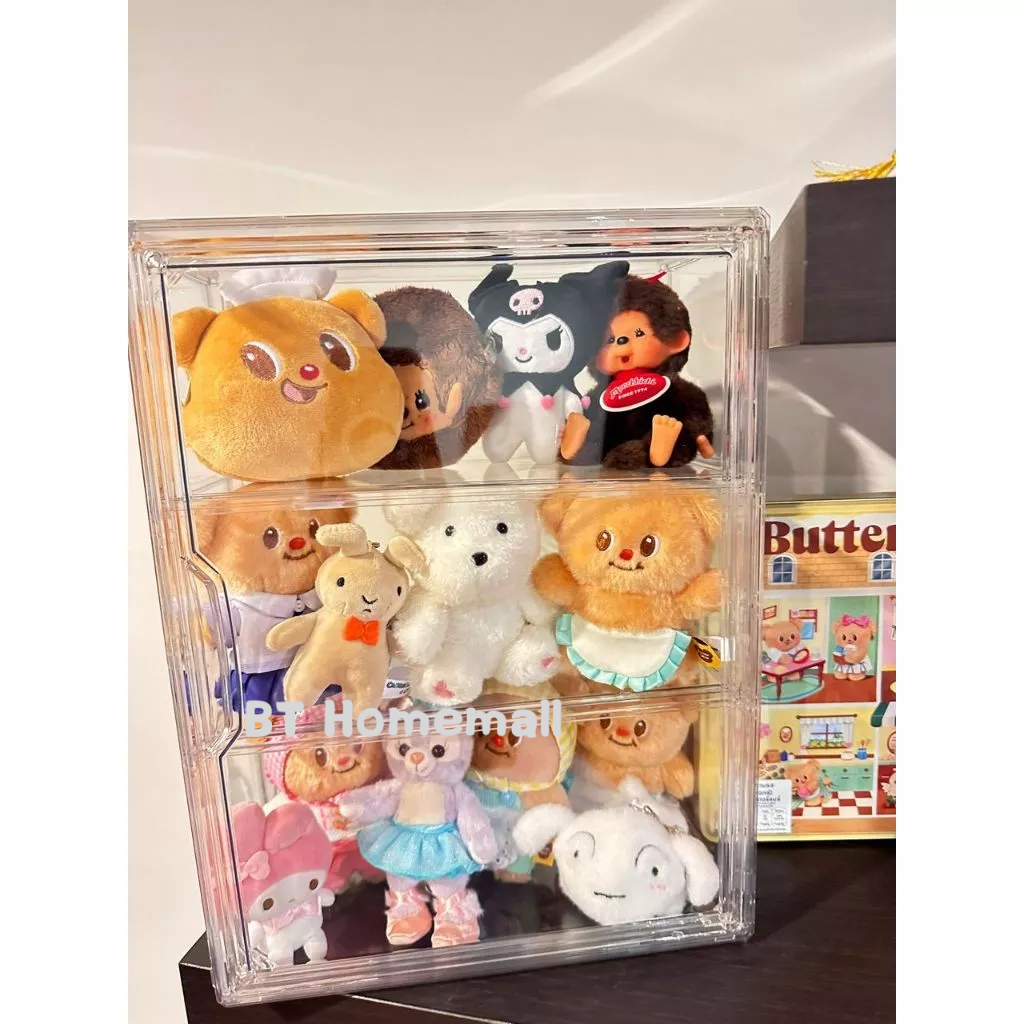กล่องอะคริลิคใส่โมเดล กล่องใส่โมเดลติดผนังตู้โชว์โมเดล กล่องใส่ art toy กล่องใส่popmart กระเป๋า ciaoka Kimmon Babytree