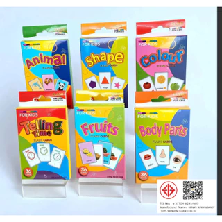 บัตรคํา flashcard ขนาด เสริมพัฒนาการเด็ก ชุดแฟลชการ์ด animal vegetable แฟลชการ์ดคำศัพท์