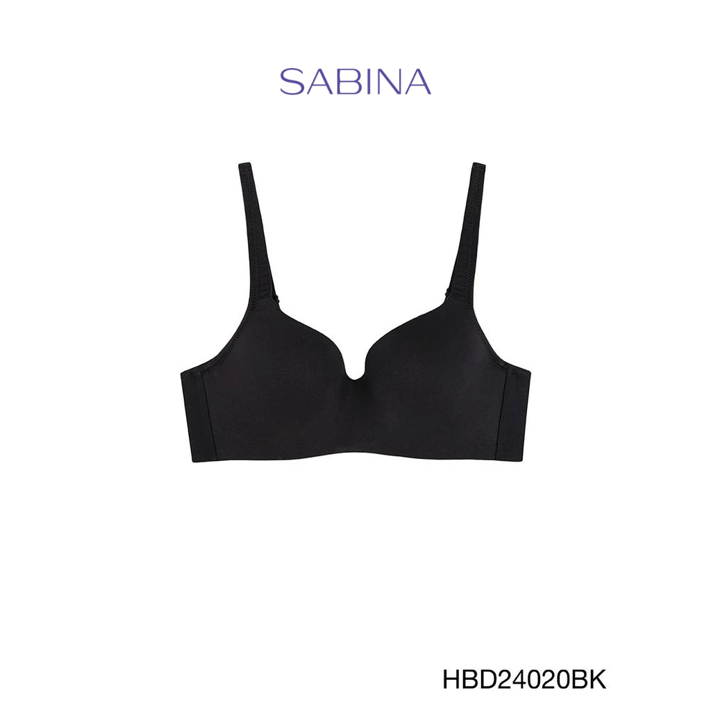 Sabina Habpy Perfect Bra Level 1 เสื้อชั้นใน  มีโครง รหัส HBD24020BK - สีดำ