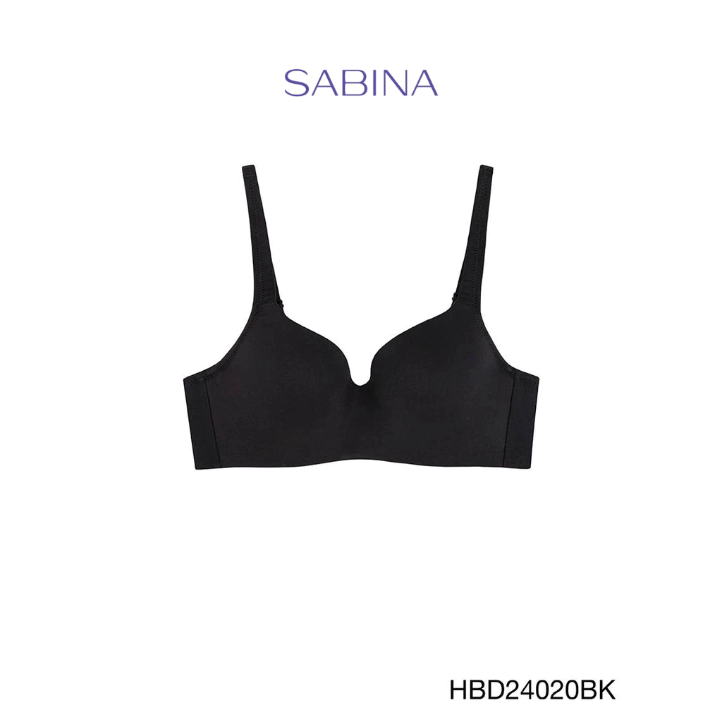 Sabina Habpy Perfect Bra Level 1 เสื้อชั้นใน มีโครง รหัส HBD24020BK - สีดำ