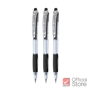 Quantum ปากกา ปากกาลูกลื่น เจลลูลอยด์ M5 Maxx คลีน 0.5 ดำ จำนวน 50 ด้าม