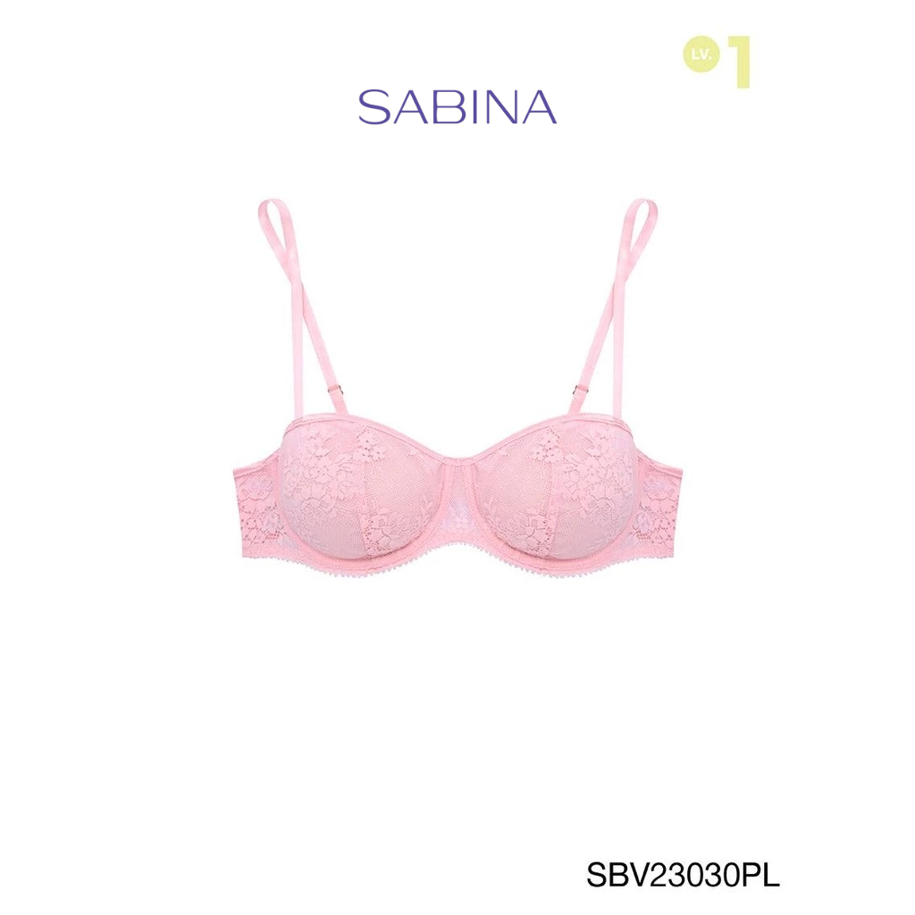 SABINA | Mad Moiselle Resort 24 เสื้อชั้นในมีโครง Remi รหัส SBV23030PL สีชมพูอ่อน
