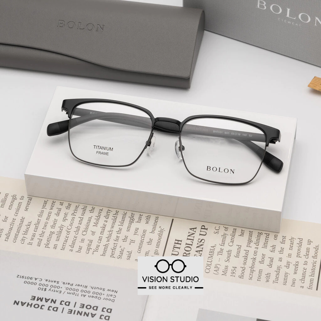 แว่นสายตา BOLON รุ่น BH7031 B01 Matte Black