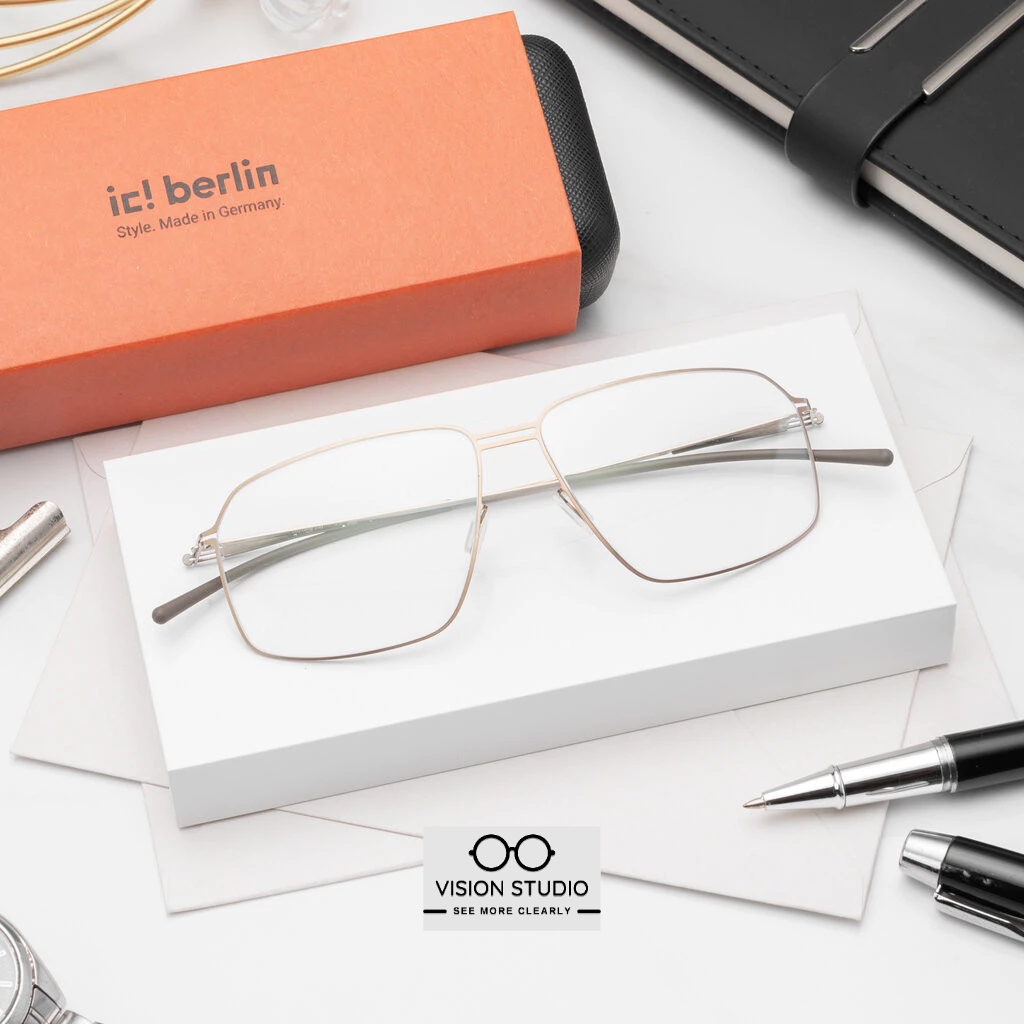 กรอบแว่น IC BERLIN Teo Bronze