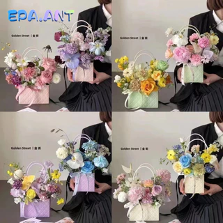 🌈EPA🌈กระเป๋าจัดดอกไม้ ใส่ดอกไม้ กระัเป๋าหูหิ้ว กระดาษหนา