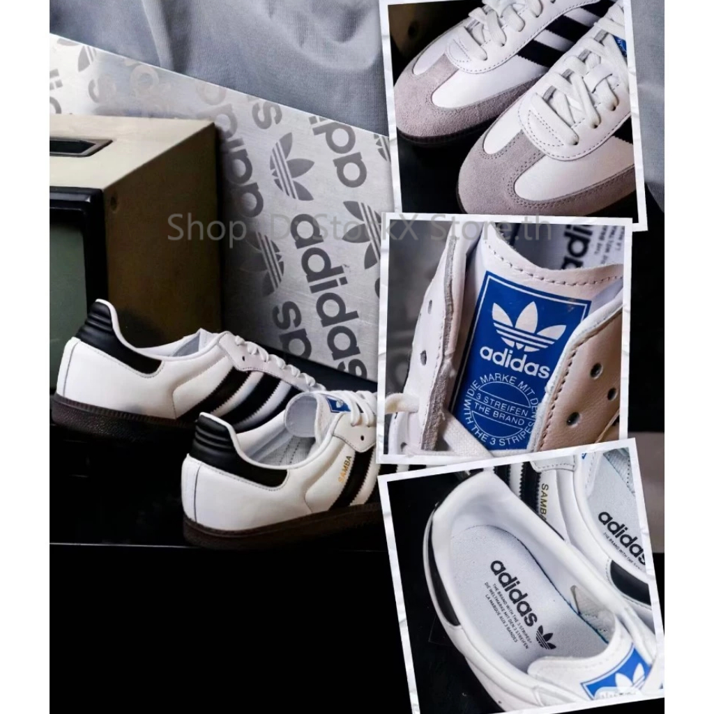 ❎สามารถตรวจสอบได้-ของแท้จากแบรนด์📌Authentic SAMBA OG Low รองเท้าลำลองผู้หญิง/ผู้ชาย🚀คืนหรือเปลี่ยนสินค้าโดนไม่มีเงื่อนไข