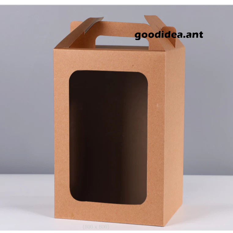 GIDA✏️BOX กล่องของขวัญ  กล่องหน้าใส ใส่ของขวัญ ใส่ดอกไม้/ตุ๊กตา บรรจุภัณฑ์ - รูปที่ 3