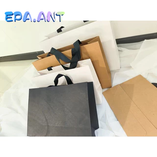 🍀พร้อมส่ง | ถุงราคาถูก 🍀ถุงกระดาษคราฟท์ กระดาษ ราคาถูก หูหิ้ว ใส่ของฝากของขวัญ