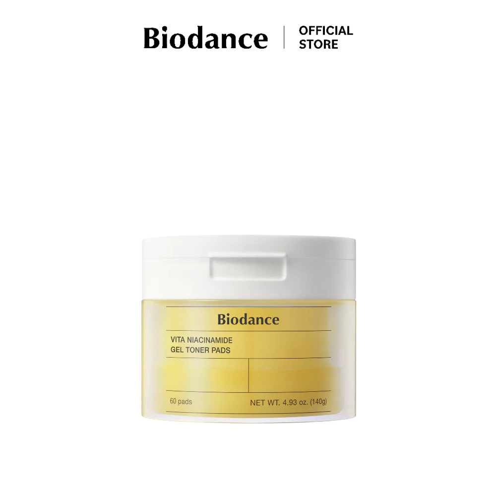 BIODANCE Vita Niacinamide Gel Toner Pads 140g (60 pads)