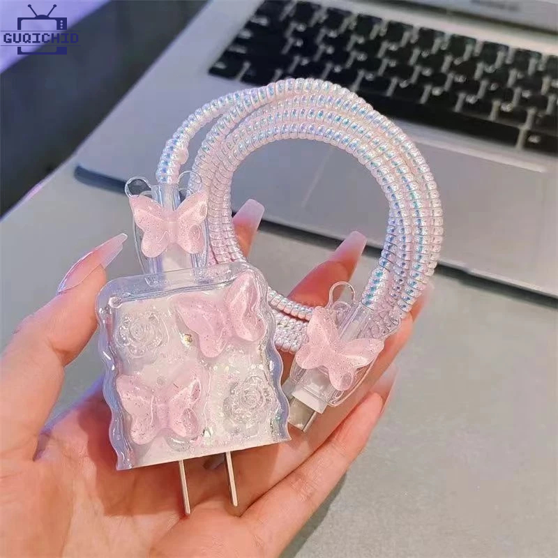 (1ชุด5ชิ้น) เคสถนอมสายชาร์จองกันสายชาร์จแบบ Drop Glue Data Cable ฝาครอบป้องกันสายชาร์จ เหมาะสำหรับ IP(18W/20W)Protector ราคา ถูกที่สุด ดีลบีเคเค แกลเลอรีภาพที่ 6