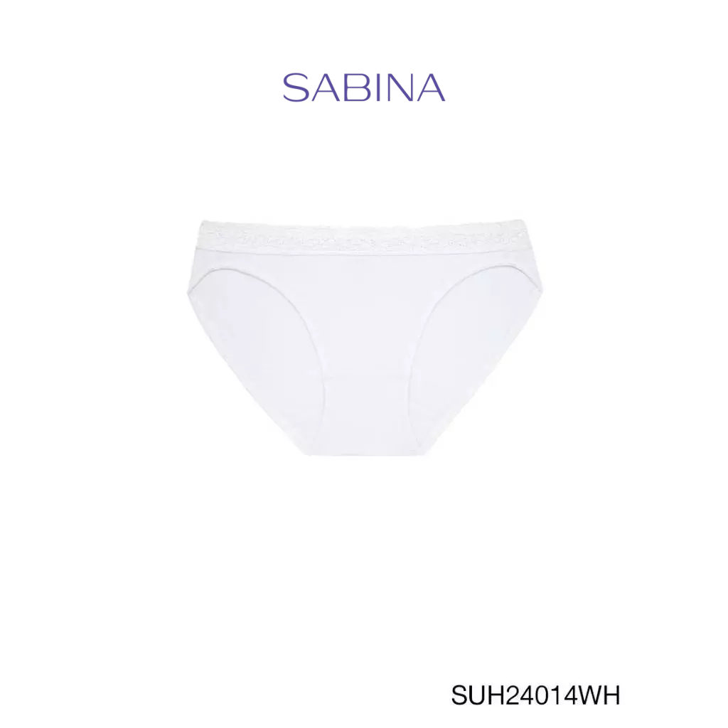 Sabina Soft Doomm กางเกงในทรงบิกินี่ รหัส SUH24014WH - สีขาว