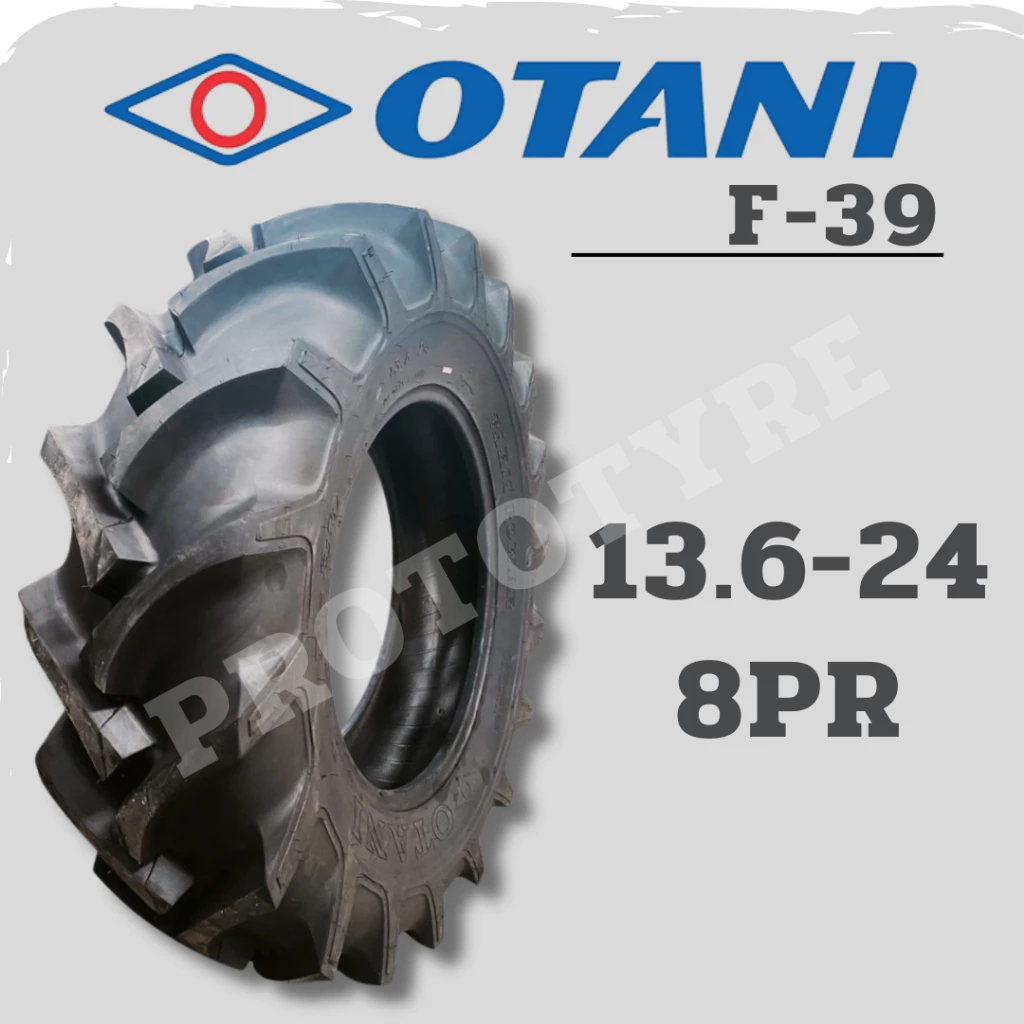 ยางรถไถ OTANI ขนาด 13.6-24 8PR รุ่น F-39