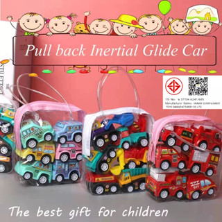 ถุงละ 6 ชิ้น โมเดลรถยนต์ของเล่นดึงกลับรถของเล่นมือถือรถรถดับ…