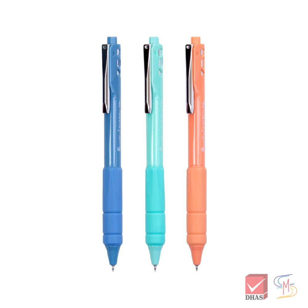 Quantum ควอนตั้ม ปากกา ปากกาเจล ไซเทค 0.5 นํ้าเงิน คละสี จำนวน 1 ด้าม