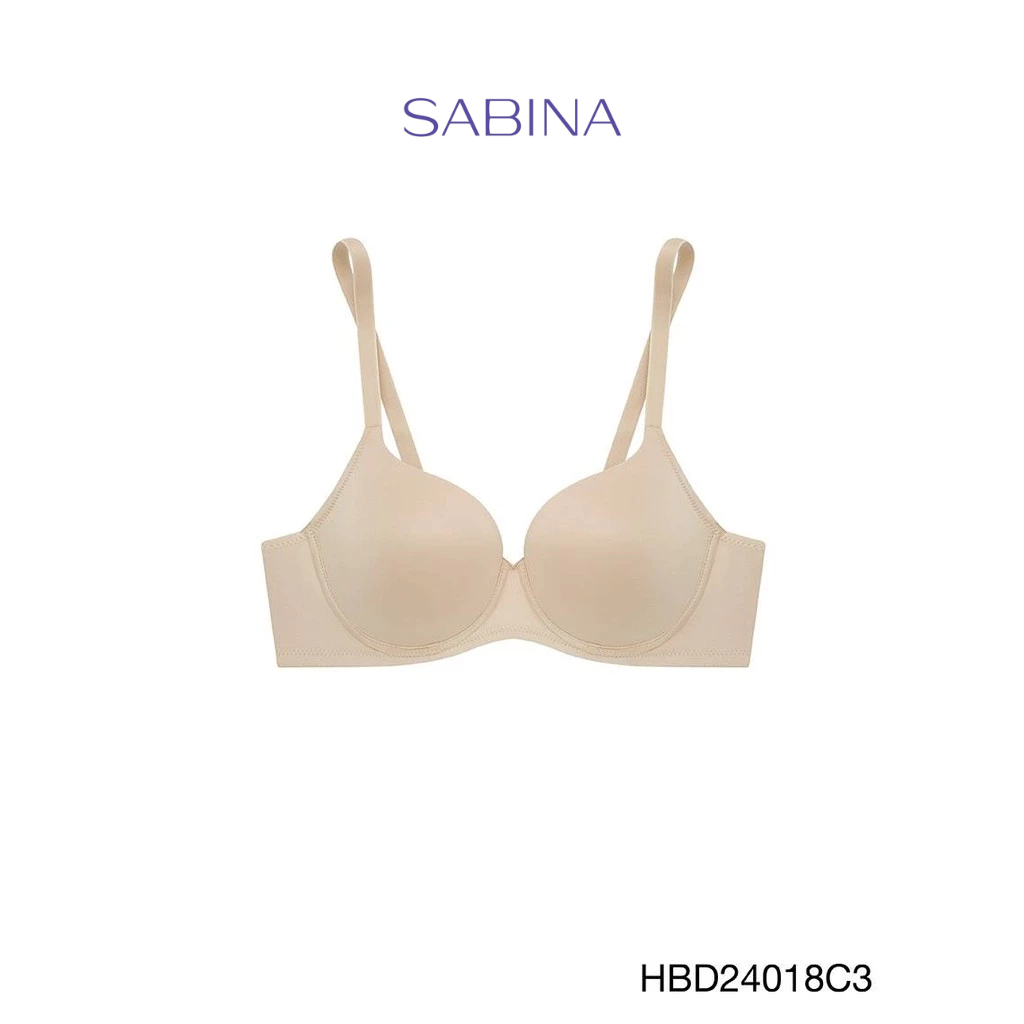 Sabina Habpy Perfect Bra Level 1 เสื้อชั้นใน  มีโครง รหัส HBD24018C3 - สีเนื้อเข้ม