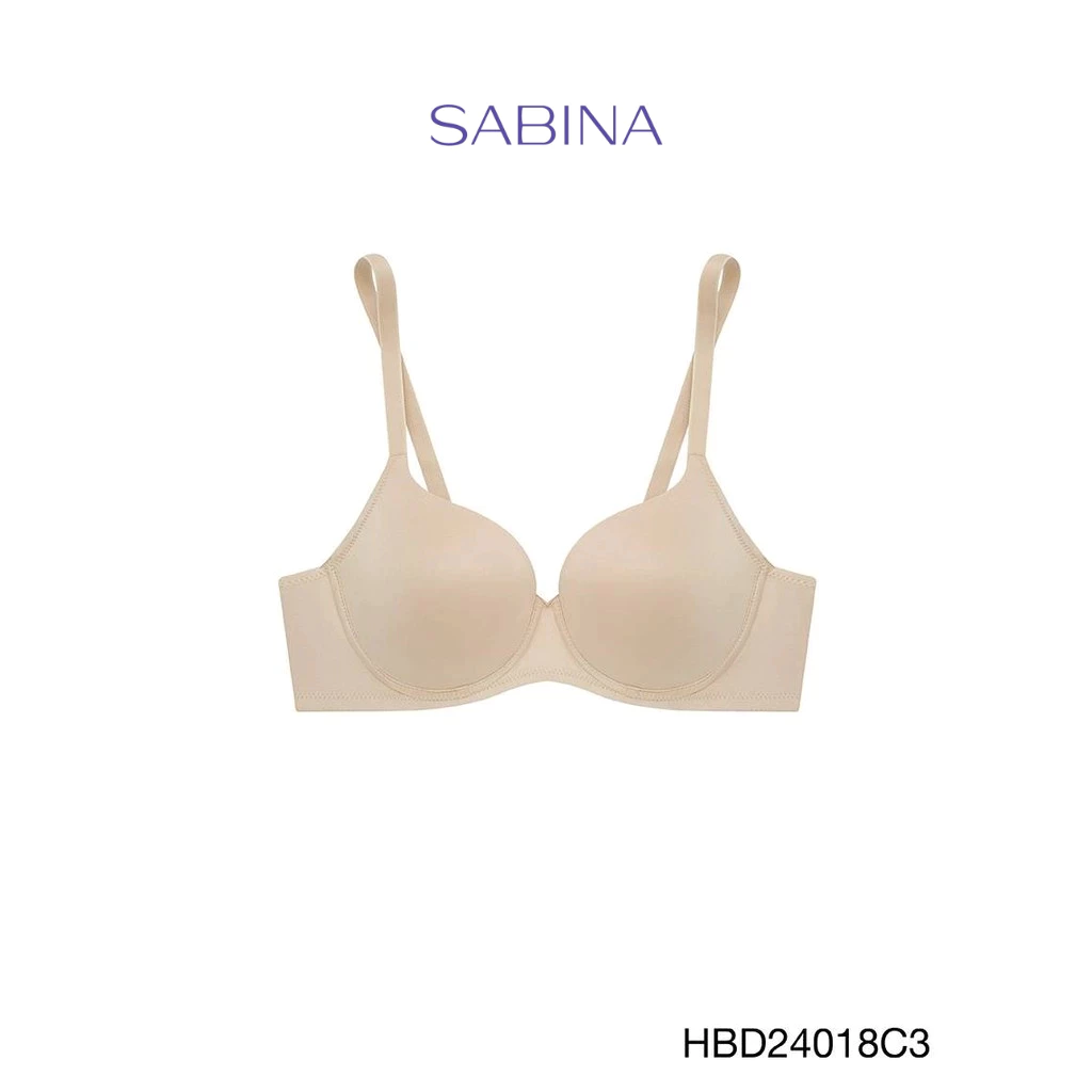 Sabina Habpy Perfect Bra Level 1 เสื้อชั้นใน มีโครง รหัส HBD24018C3 - สีเนื้อเข้ม