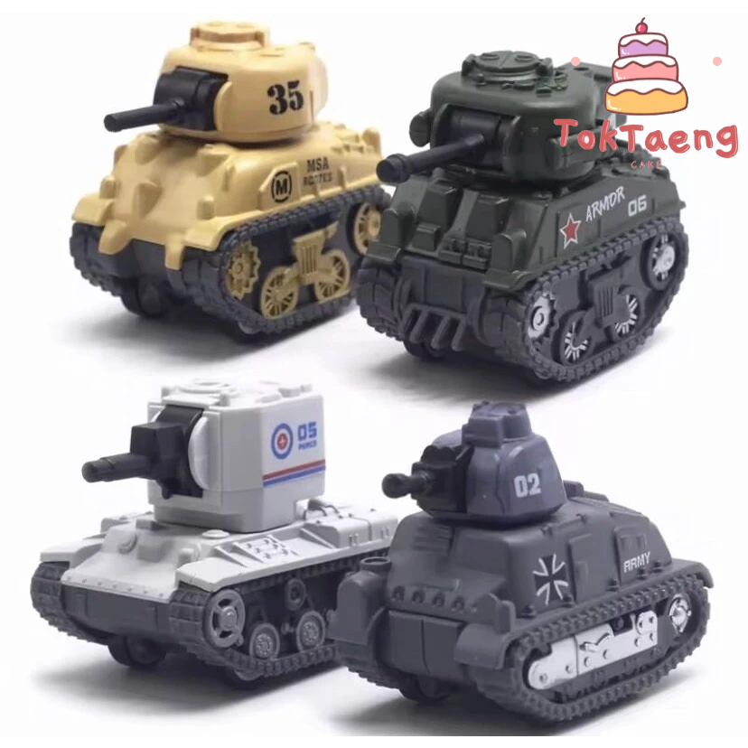 โมเดล ตุ๊กตา ทหาร รถถัง เครื่องประดับ วันเกิด แต่งเค้ก - รูปที่ 5