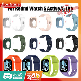 【สาย+เคส+ฟิล์ม】สายนาฬิกาสําหรับ Redmi Watch 5lite / 5active …