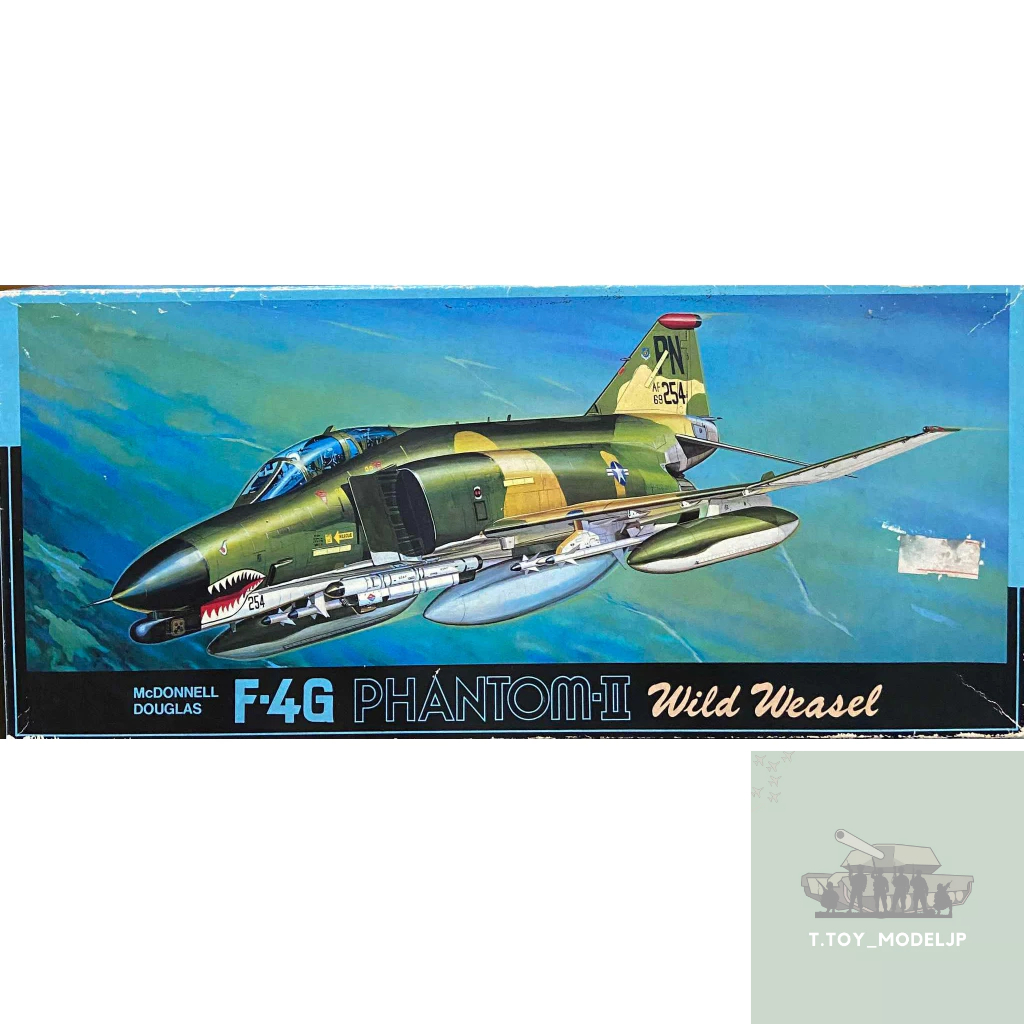 Fujimi 1/72 F-4G Phantom II Wild Weasel Mcdonnell Douglas โมเดลเครื่องบินรบ เครื่องบินรบ เครื่องบินป